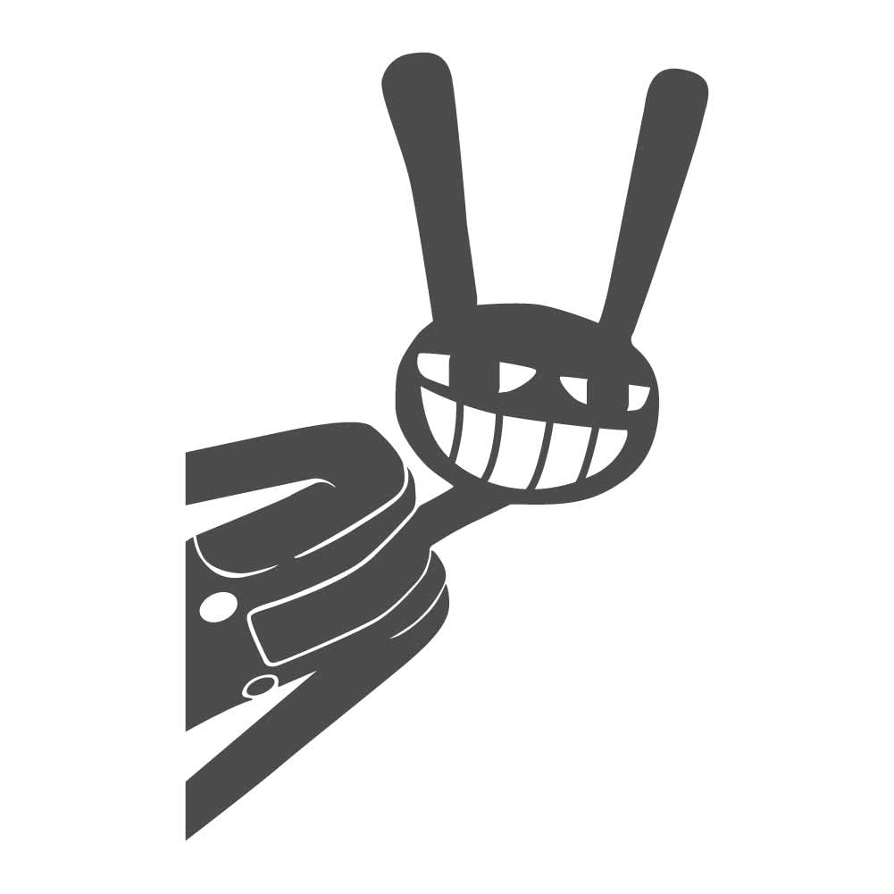 Amazon.com: Grinning Jax Rabbit Peeker, Digital Circus 11 inch