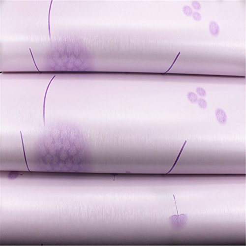 Image of Amazon Brand - Solimo PVC Self-Adhesive Wallpaper, Pink Dandelion, 45 x 500 cm