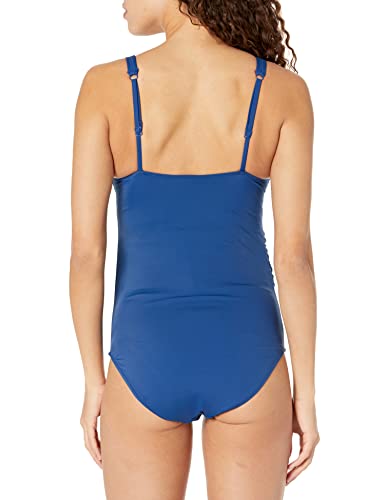 Amazon Essentials Costume Da Bagno Premaman Con Scollo A V Donna, Turchino, 42 - 2