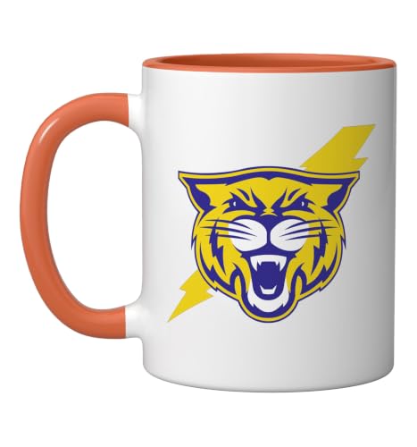 Ark Consolidated Tiger Ceramic Mug, Orange/White, 11oz