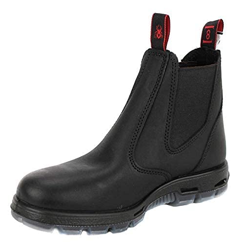 Red Back Boots UBBK Black Soft Toe Size 6.5 US