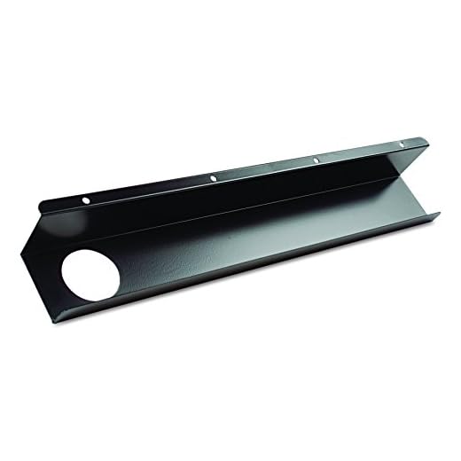 Black Cable Management Tray Set of 2