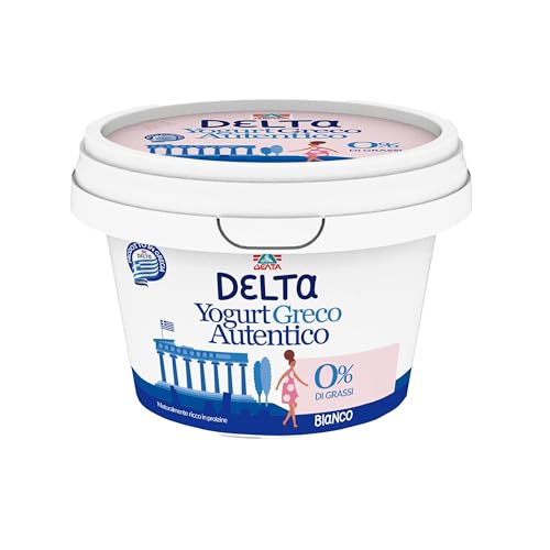 Granarolo Yomo Delta, Yogurt Greco Autentico Bianco, 500g, 0% Grassi, Ricco di Proteine, Basso Contenuto Calorico, per uno Stile di Vita Sano