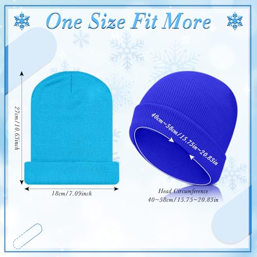 Image of Handepo 60Pcs Kids Winter Beanie and Gloves Bulk Knit Hats Gloves Warm Unisex Cold Weather Winter Gifts for Boy Girl Homeless
