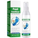 Tea Tree Oil Foot Spray, Transparent Foot Spray Refreshing, Natural Tea Tree Oil Spray 120ML