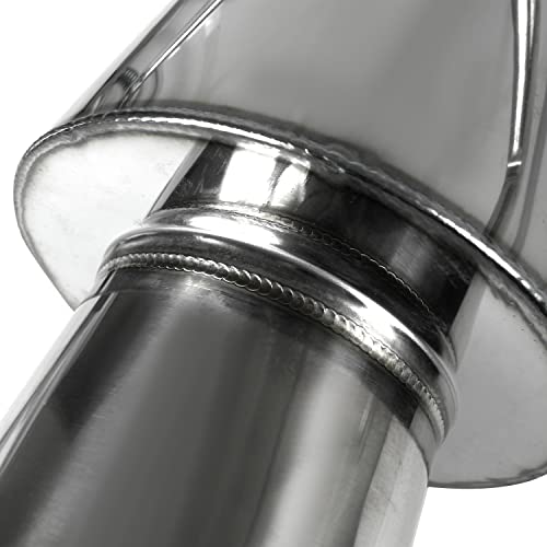 Spec-D Tuning N1 Style Exhaust Catback System Compatible With 1994-1997 Honda Accord 4-Cylinder Models #TOP4