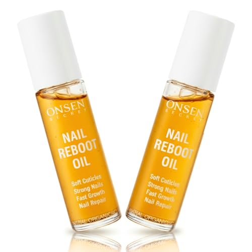 ONSEN Secret Nail & Cuticle Repair Oil (2x10ml) - Dry Oil Formula - Japanese Tsubaki, Tea Tree & Jojoba - Strengthens Nails, Repairs Cuticles, Hydrates Skin & Hair - Natural & Vegan - photo 2