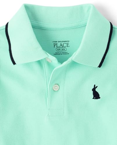 Image of The Children's Place Boys' Uniform Short Sleeve Pique Polo