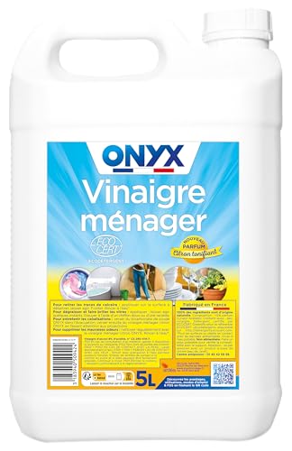 Onyx - Vinaigre ménager Parfum Citron - Nettoyant, Détartrant...