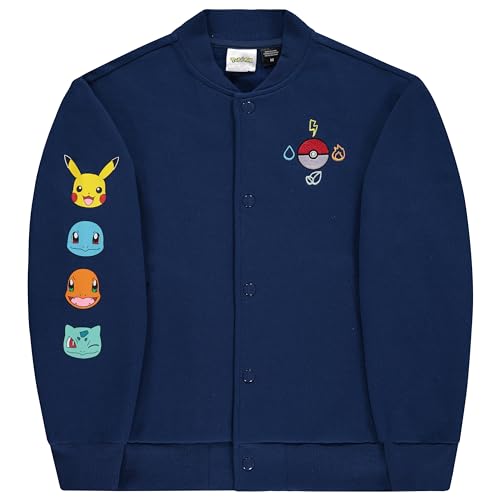 Pokemon Boys Fleece Bomber Jacket- Little and Big Boys Sizes XS-XL (4-16)4