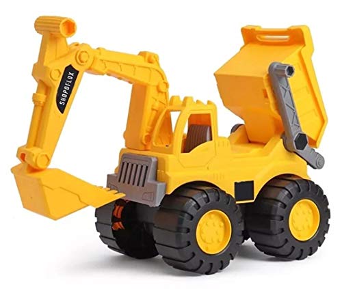 Image of SHOPOFLUX Dig & Dumper Construction Toy Vechicle For Kids (Dig And Dump),Multicolor
