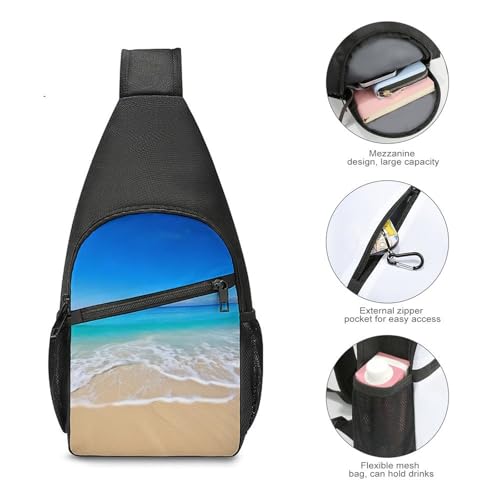 Bolso tipo sling bag para día y senderismo unisex miniatura 5