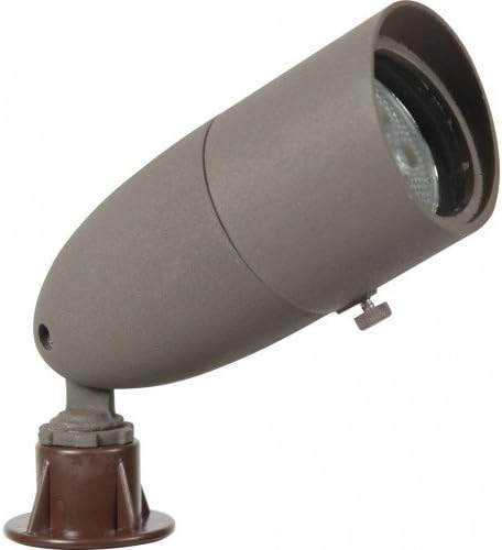 L1071-WH-3-CW Led 3W Outdr Cst Al Dir Lght Bullet, 12V, 4700K-Wht