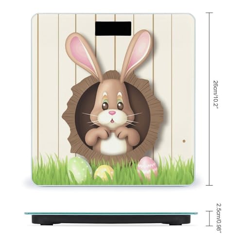 Báscula Digital de Baño con Pantalla LED y Vidrio Templado miniatura 2