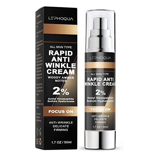 Le’phoqua Wrinkle Cream, Wrinkle Cream for Face, Anti Wrinkle Face Cream, Anti Aging Cream, Rapid Wrinkle Repair Face Moisturizer