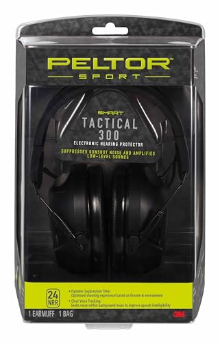 Peltor Sport Tactical 300 Smart protetor auditivo eletrônico, protetor de...