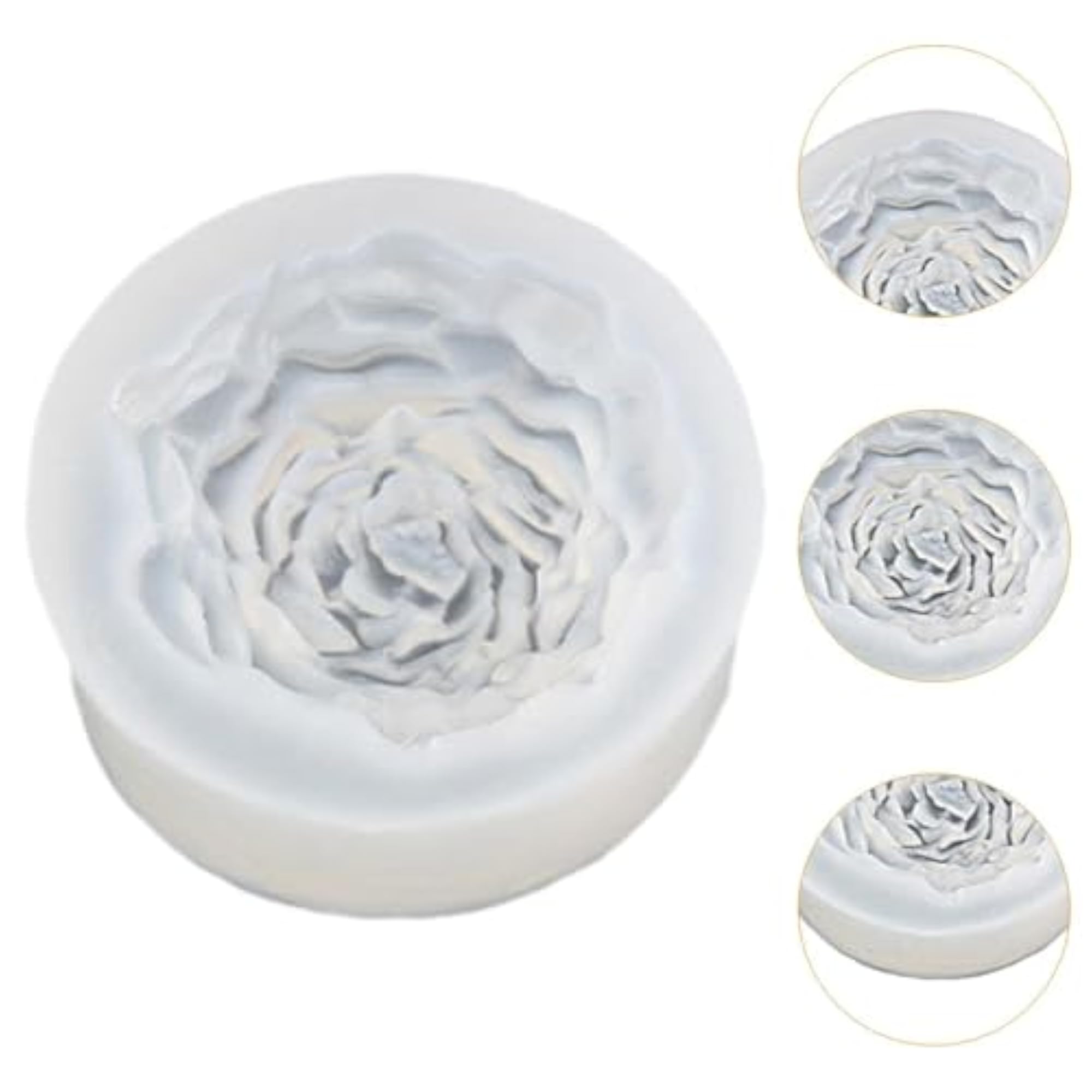 Peony Flower Shape Silicone Model for Creative Clay Decoration