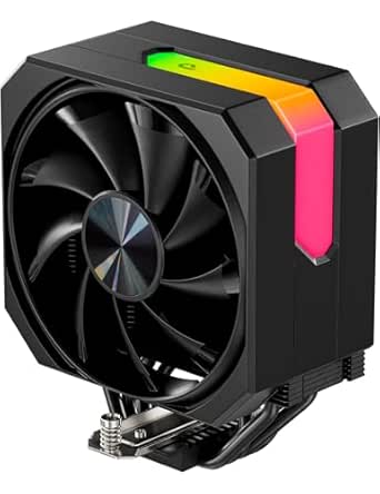 upHere gaming ARGB CPU Cooler,4 Heat Pipes CPU Kühler,120MM PWM Lüfter,Ohne Entfernen des Lüfters zu Installieren den CPU Kühler,für AMD AM4 AM5/Intel 2011/2066 (X79/X99),PC Kühler,up1KC4.