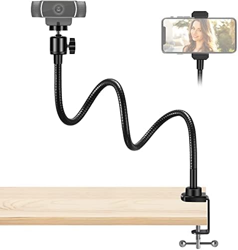 InnoGear Webcam Stand Gooseneck Camera Arm Stands Desk Mount Phone Holder