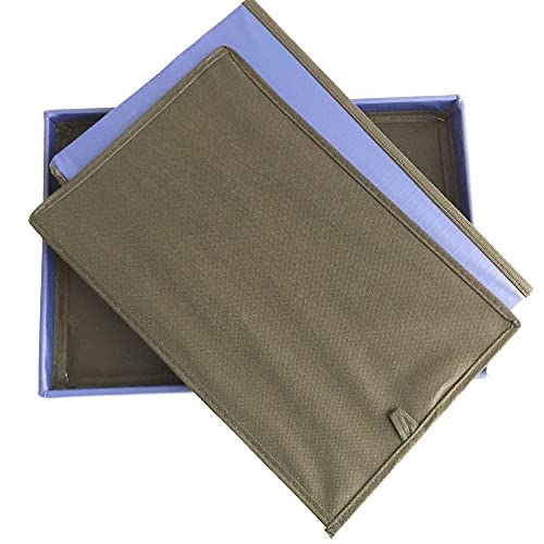 Inoutdoorkit Small Fsl01 Foldable Leather Storage Ottoman Bench Footrest Stool, Coffee Table Cube For Home, Office, Garden, Traveling, 16"X10"X10" Folding Organizer Seat Prefect For Kids (White) #TOP6