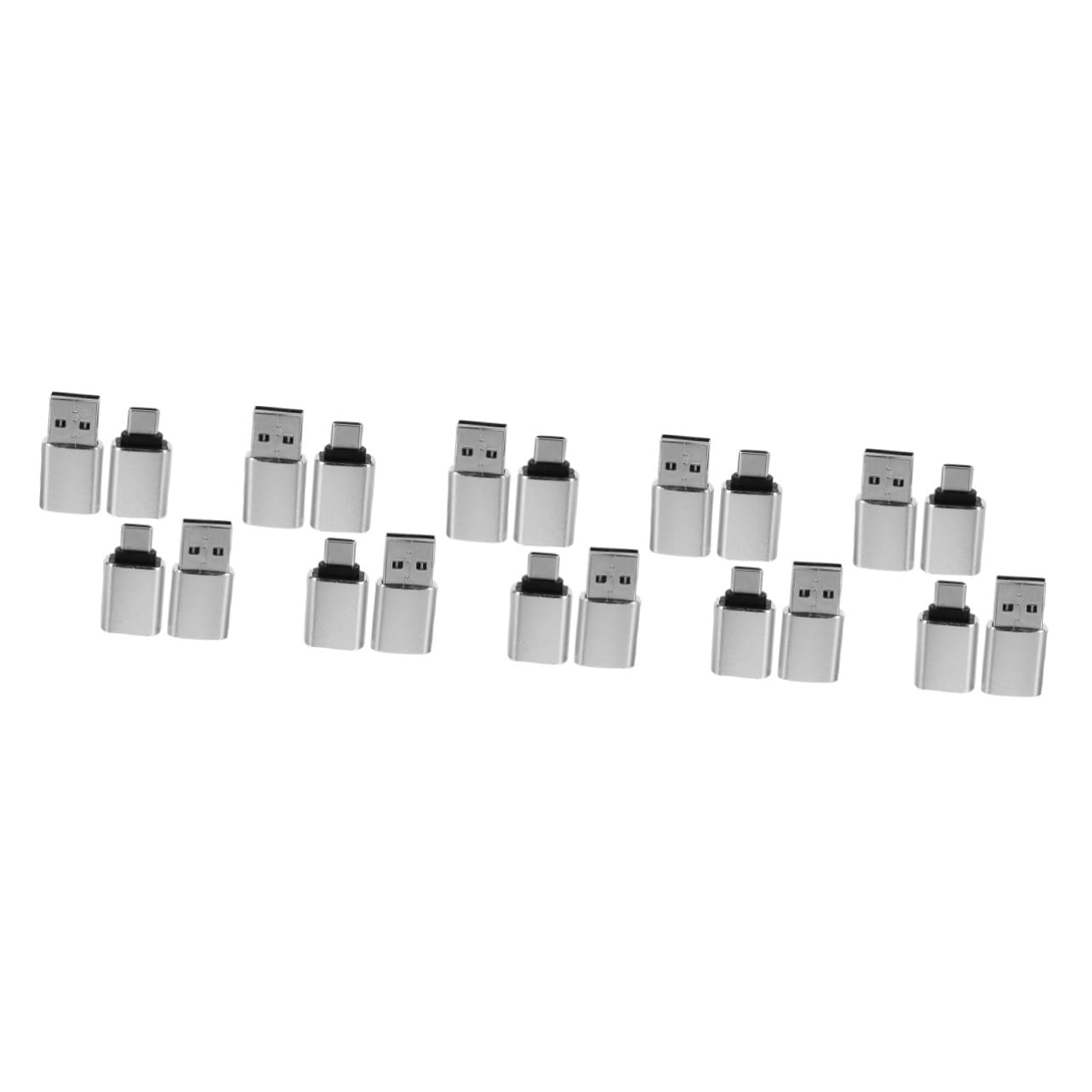 Mikikit 20pezzi Adattatore Usb-c Usb Otg Compatibile Smartphone e Laptop Design Compatto e Resistente Colore Per Lettori Schede e Dispositivi
