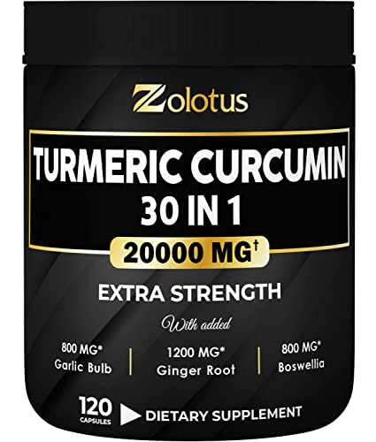 30-in-1-Turmeric-Curcumin-Ginger-Capsules-95-Curcuminoids-Equivalent-to-20000mg-with-Ginger-Ginseng-Bromelain-Moringa-Black-Pepper-Joint-Inflammatory-Absorption-Support