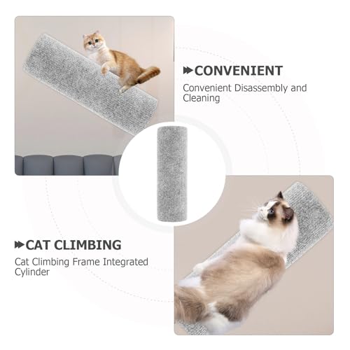 Kit de repuesto para poste rascador de gatos POPETPOP gris miniatura 3