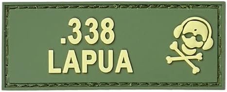 G-CODE Caliber Patch - TAN on OD Green - (.338 Lapua)