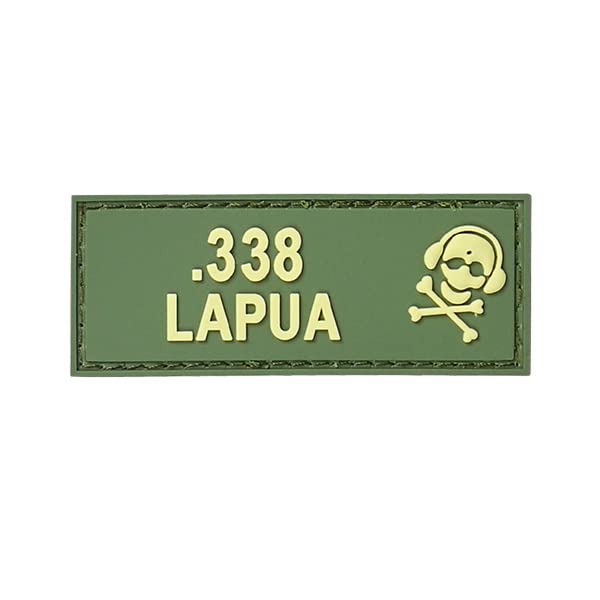 G-CODE Caliber Patch - TAN on OD Green - (.338 Lapua)