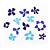 454g (1 LB) Mini Ceramic Pebbles Mosaic Tiles for DIY Crafts Art, Random Color Irregula Glazed Porcelain Ceramic Tiles for DIY Mosaic Art Craft Projects and Decorations (OP200)