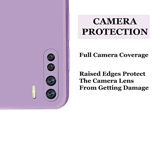 Image of A rtistque Back Cover Case for Oppo F15 with Camera Protection | Shockproof TPU | Stylish Protective Design | Slim Fit | Ultra Matte | Oppo F15 Back Cover - Purple