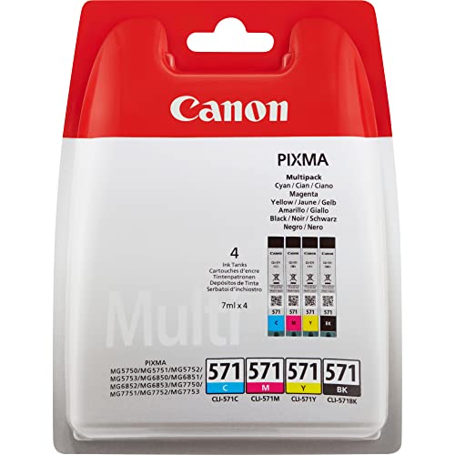 Canon 571XL Pack 4 cartouches - vue 9
