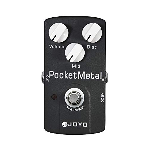 Image of JOYO Metal Distortion Pedal Huge Distortion with Mid Knob for Electric Guitar Effect - True Bypass (Pocket Metal JF-35)