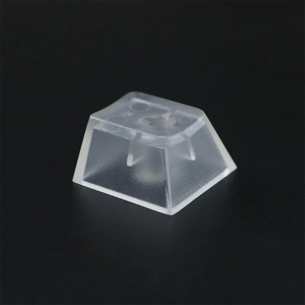 132 Keys Crystal Transparent Keycaps Cherry CBSA Profile Blank Backlit ABS Keycaps For Mechanical Keyboard Blank Keycaps - 7