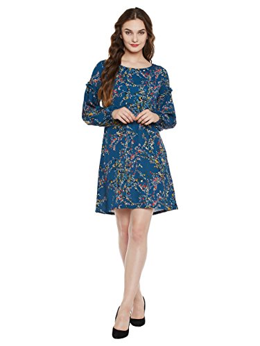 Image of Miss Chase Women's Multicolored Floral Print Mini Shift Dress