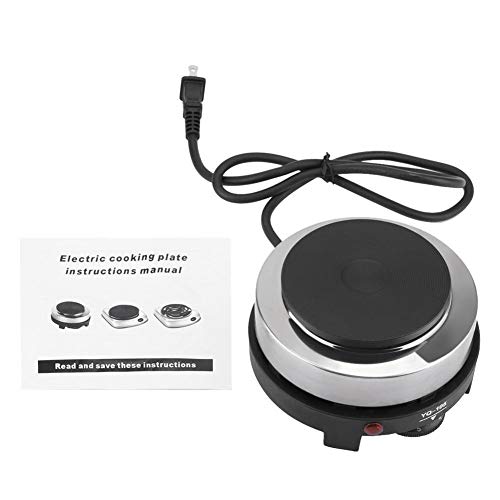 Electric Mini Stove Delaman Portable Electric Mini Stove Hot Plate Multifunction Home Heater 500W US Plug 110V