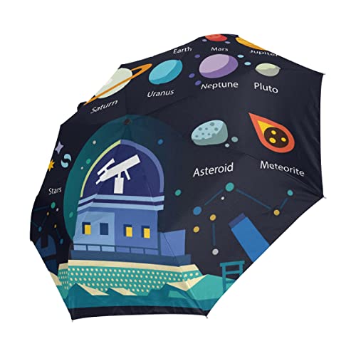 Parapluie étoile pliable automatique coupe-vent anti-UV voyage