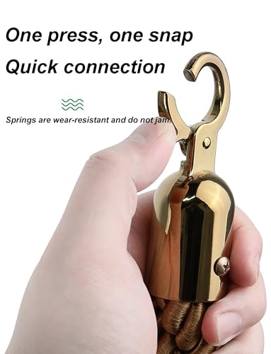 Cuerda de anclaje trenzada para control de multitudes y guiado de filas exterior 4