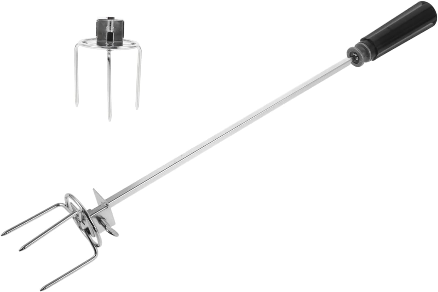 UPKOCH 2sets Roast Chicken Forks for Air Fryer Meat Forks Handle for Outdoor Cooking Fish and Turkey Roasting