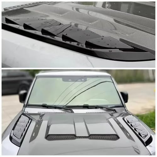 Grille Capot Defender 90 110 L663 2020-2021 Cache-aérations Noir
