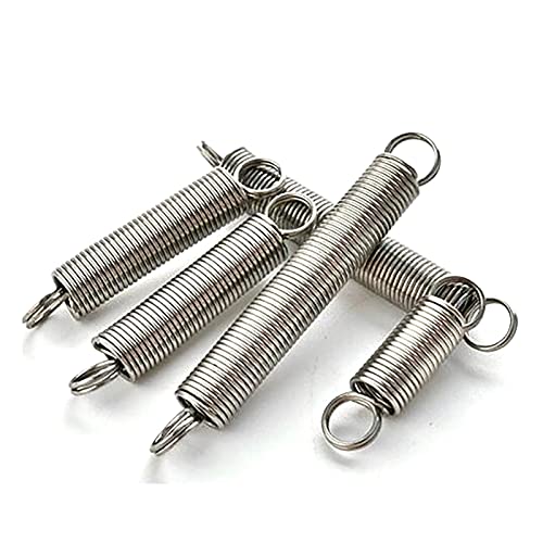 Extension Heavy 1 Pieces, 2mm Wire Diameter, 20mm Outer Diameter, 110-200mm Length 304 Stainless Steel Dual Hook Small Expansion Tension Spring Wire Hook ( Size : 2x20x150mm )