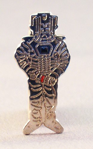 Metal Enamel Pin Badge Doctor Dr. Who Enemy Cyberman