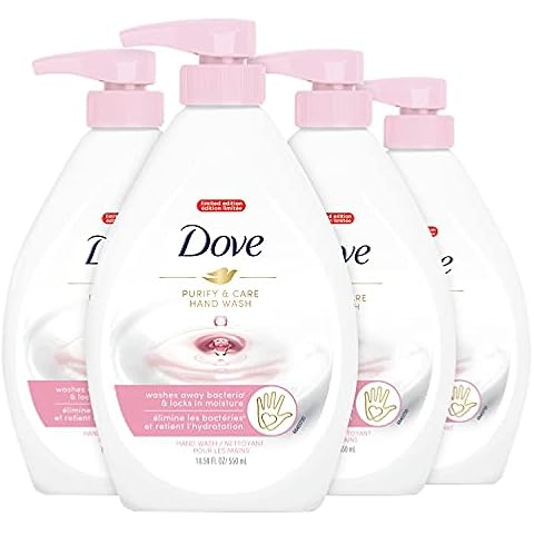 Dove Hand Wash with White Peach and Tea Scent, 18.5 oz 4 Count Cover