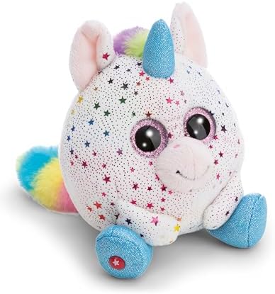 NICI GLUBSCHIS Kuscheltier Einhorn Baby Uberto 13cm - weiß - 63051 | Stofftier aus weichem Plüsch, niedliches Plüschtier zum Kuscheln und Spielen, für Kinder & Erwachsene, tolle Ge