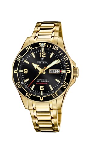 Festina F20479/4 Men's Gold Automatic Watch