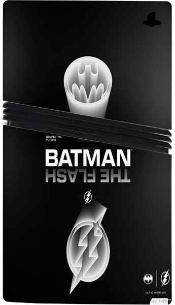 Skinit Decal Gaming Skin Compatible with PS5 Pro Console - Officially Licensed DC Comics The Flash Movie: Batman Flash Future & Past Design