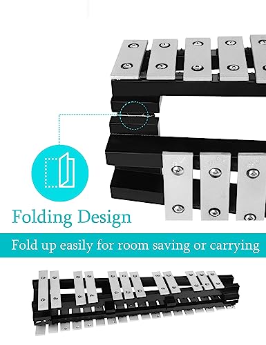 image for Mr.Power 30 NOTES Foldable Glockenspiel Xylophone Vibraphone Percussio