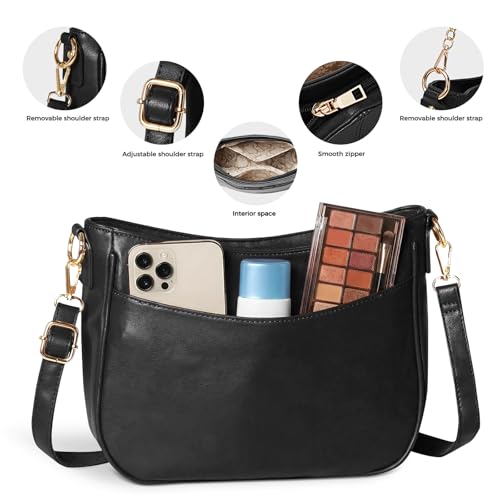 Image of Shoulder Bag for Women, Faux Leather Women's Shoulder Handbags, Fashionable Tote Purses for Women