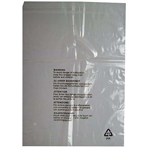 Large Clear Self-Seal Plastic Packaging Bags Cover