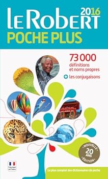 Hardcover Le Robert Poche Plus/ Dictionnaire Francais 2016 (French Edition) [French] Book